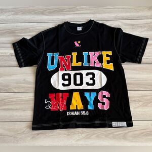 Unlike Ways Isaiah 55:8 Graphic Tee Black XL NWT